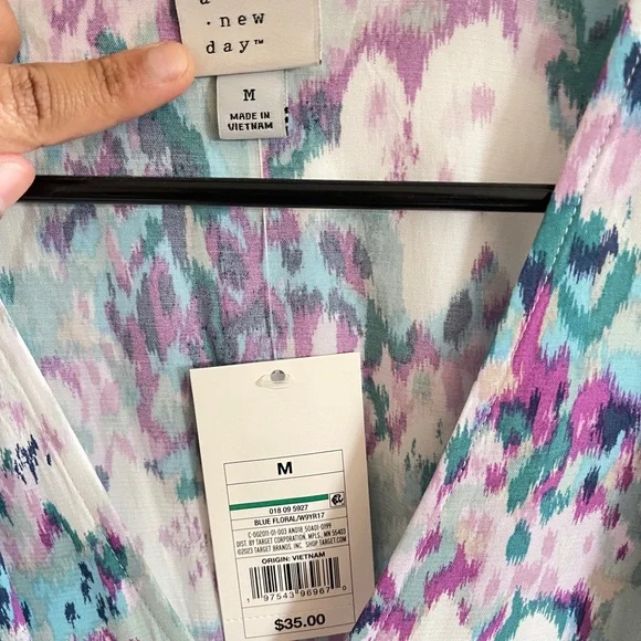 NWT A New Day Multicolor Patterned Dress - Picture 2 of 4